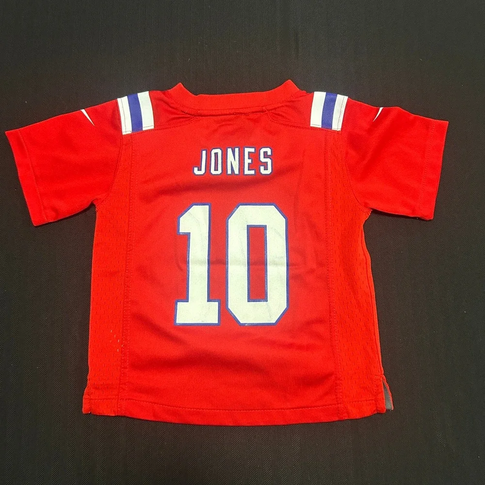 Nike New England Patriots Mac Jones 10 Red Jersey Toddler 4T Football NFL